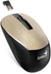 Genius 31030119103 NX-7015 Gold USB 1200 DPI Funkmaus 2,4 GHz BlueEye Sensor