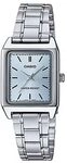 CASIO Damen-Armbanduhr Analog Quarz Edelstahl LTP-V007D-2
