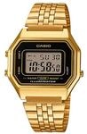 CASIO Damen-Armbanduhr Digital Quarz Edelstahl LA-680WG-1