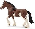 SCHLEICH 13809 Clydesdale Stute, f&uuml;r Kinder ab 3+ Jahren, Farm World - Spielfigur