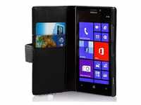 Cadorabo Standfunktion und Kartenfach Handyhülle Kompatibel mit Nokia Lumia...