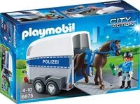 PLAYMOBIL 6875 Berittene Polizei mit Anh&auml;nger