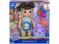 Baby Alive E0610 GEH auf den Topf – Puppe mit braunen Haaren, Vielseitig...