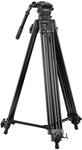 Walimex pro Profi Videostativ Cineast I - 865 x 200 x 200 mm - max. Traglast 6 kg -