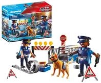 PLAYMOBIL | City Action | Stra&szlig;ensperre mit Hund | Inkl. Hilfsmittel wie