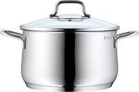 WMF Brilliant Kochtopf gro&szlig; 24cm, Glasdeckel, Fleischtopf Induktion 6,5l, Cromargan