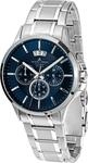 JACQUES LEMANS Herrenuhr Sydney Metallband massiv Edelstahl Chronograph 1-1542I