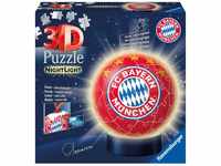 Ravensburger 3D Puzzle 12177 - Nachtlicht Puzzle-Ball FC Bayern München - 74 Teile -