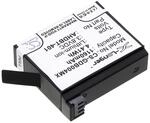 CS-GDB004MX Akku 1160mAh Kompatibel mit [GoPro] Hero 4, Hero 4 Black, Silver, 4+