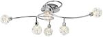 Brilliant Lampe Joya Deckenspot 6flg chrom | 6x QT14, G9, 33W, geeignet f&uuml;r