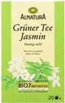 Alnatura Bio Gr&uuml;ner Tee Jasmin, 20 Beutel, 30g