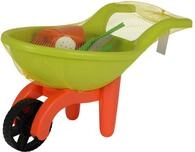 Simba 107137758 - Schubkarre mit Gartenwerkzeug, 9 Teile, L&auml;nge 49cm,...