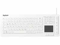 KeySonic KSK-6231 INEL (DE) Industrie Tastatur, USB-kabelgebunden mit Touchpad,
