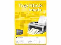 TopStick 8734 Universal Etiketten, 100 Blatt, 105 x 57 mm, 10 pro A4 Bogen, 1000