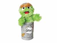 Living Puppets Plüschfigur, Fingerpuppe Oskar in der Tonne aus der Sesamstrasse
