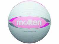 molten Kinder Dodgeball Ball, Weiß/Pink, 155 g, Durchmesser: 200 mm