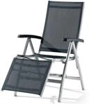Sieger 985/A-G Relaxliege Bodega, Aluminium, Vollkunststoff und Textilux-Gewebe,