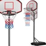 DEUBA&reg; Basketballkorb Outdoor Indoor mit St&auml;nder h&ouml;henverstellbar 205- max....
