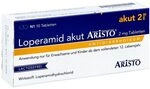 Loperamid akut Aristo Tabletten, 10 St. Tabletten