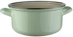 Riess, 0281-006, Kasserolle mit Chromrand &Oslash; 22cm, BUNT PASTELL, Emaille, Vol.