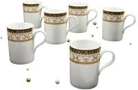 Creatable, 15087, Serie Majestosa schwarz, 6-teiliges Geschirrset f&uuml;r 6 Personen,