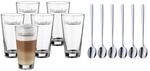 WMF Clever&More Latte Macchiato Gl&auml;ser Set 12-teilig, Latte Machiatto-Gl&auml;ser mit