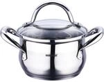 Bergner Gourmet - Simmert&ouml;pfe edelstahl mit deckel 20x11.5 cm 3.3l