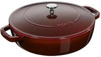 STAUB Schmorpfanne, Chistera Br&auml;ter, 28 cm, 3,7 L, Induktionsgeeignet, Aroma-Regen,
