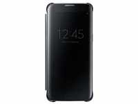 Samsung Clear View Cover Hülle für Galaxy S7 edge, schwarz