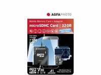 Agfaphoto 10615 32GB AGFA microSDHC CLASS 10 UHS-I U3 V30 A1 Speicherkarte