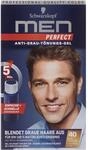 Schwarzkopf Men Perfect Anti-Grau T&ouml;nungs-Gel Stufe 2, 40 Natur Dunkelblond, 1