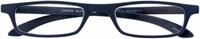 I NEED YOU | Fertiglesebrille Zipper Blau, +2,50 dpt | Klassische Fertiglesebrille