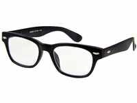 I NEED YOU Lesebrille Woody / +1.00 Dioptrien/Schwarz, 1er Pack