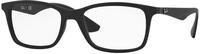 Ray-Ban Herren rx7047 Brille in mattem transparent RX7047 5450 Blau - 56