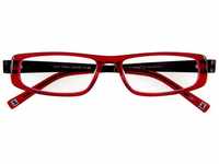 I NEED YOU Lesebrille New York / +2,50 Dioptrien / rot/schwarz