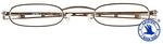 I NEED YOU Lesebrille 9 mm Noble / +3.00 Dioptrien/Gold, 1er Pack