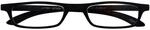 I NEED YOU Lesebrille Zipper / +3.00 Dioptrien / Schwarz