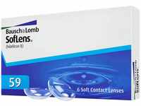 Bausch + Lomb SofLens 59 Monatslinsen, sphärische Kontaktlinsen, weich, 6 Stück BC