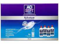 Aosept Plus mit Hydraglyde Pflegemittel, Systempack, 4 x 360 ml