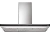 Falmec Luce Inselhaube 90 cm Edelstahl/Schwarz