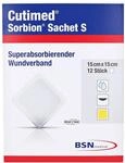 SORBION Cutimed Sachet S Wundauflage 15x15 cm 12 St
