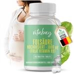 Vitabay Fols&auml;ure Tabletten Hochdosiert 1000 mcg (VItamin B9) - 240 VEGANE...
