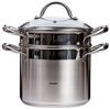 Bergner Gourmet - Pastat&ouml;pfe Edelstahl 16x21 cm 5l induktionsgeeignet