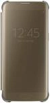 Samsung Clear View Cover H&uuml;lle f&uuml;r Galaxy S7 edge, gold