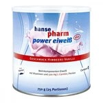 Hansepharm Power Eiweiss plus Himbeere-vanille Plv 750 g