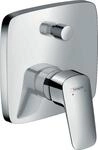 hansgrohe Wannenarmatur Logis, Unterputz Badarmatur f&uuml;r 2 Funktionen, Chrom