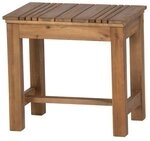 Siena Garden 357771 Hocker Falun, 50 x 33 x 45 cm, Akazienholz, ge&ouml;lt Braun, FSC
