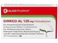 ALIUD PHARMA Ginkgo AL 120 mg, 30 Filmtabletten: