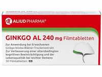 ALIUD PHARMA Ginkgo AL 240 mg, 30 Filmtabletten:
