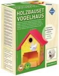 Pebaro 466 Holzbauset Bastelset Vogelhaus inkl. 9 unbehandelten Birkenholzplatten,